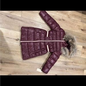 Mk nwt girls puffer coat